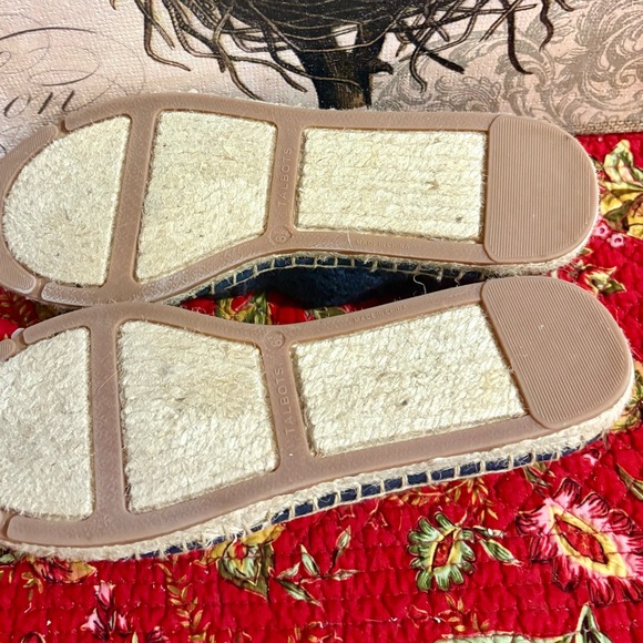 Talbots Dark Blue Crochet Design Espadrilles Size 8.5 - Picture 4 of 6